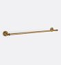 Howell 24" Towel Bar, Heritage Brass