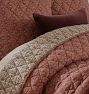 Mieke ten Have Clover Stripe Reversible Quilt &amp; Shams