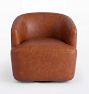 Kane Leather Swivel Chair