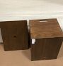 Open Box: Poplar Wood Box with Lid (18"L x 13.25"W x 12"H) - Walnut Stain