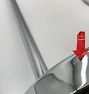Open Box: Riley Standing Toilet Paper Holder (23.62") - Polished Chrome