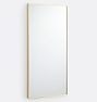 Open Box: Thin Metal Frame Mirror (20"W x 42"H) - Aged Brass