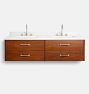 Geneva Wall Mount Double Vanity, 60"