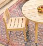 Polson Teak Outdoor Dining Chair