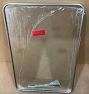 Open Box: Rounded Rectangle Metal Framed Mirror (24"W x 36"H), French Cleat Mount - Brushed Nickel