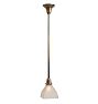 Vintage Pendant A&V Wheel Cut Shade