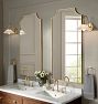 Theo Sconce, Glass and Alabaster Shades