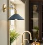 Poplar Sconce, Painted Shades