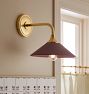Poplar Sconce, Painted Shades
