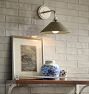 Poplar Sconce, Painted Shades