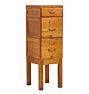 Vintage Traditional Oak Office Storage Cabinet