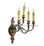 Vintage Romance Revival Ornate Four Arm Sconce