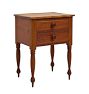 Vintage Traditional Side Table with Turned Legs