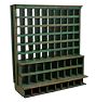 Vintage Industrial Extra Large Cubby Cabinet
