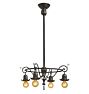 Vintage Colonial Revival Chandelier with Ring