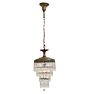 Vintage Classical Revival Chandelier Tiered Crystals