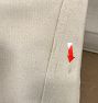 Open Box: Steele Canvas Laundry Cart, 2 1/2 Bushels - Natural Canvas/Gray Vinyl