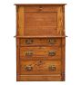 Vintage 20th Century Oak Secretary Desk