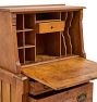 Vintage 20th Century Oak Secretary Desk