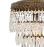 Vintage Classical Revival Chandelier Tiered Crystals
