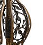 Vintage Classical Revival Ornate Cage Frame Chandelier