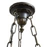 Vintage Classical Revival Pan Chandelier 3 Light