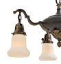 Vintage Classical Revival Pan Chandelier with Anthecus Motifs