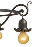 Vintage Colonial Revival Chandelier with Ring