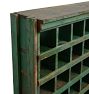 Vintage Industrial Extra Large Cubby Cabinet