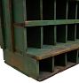 Vintage Industrial Extra Large Cubby Cabinet
