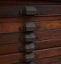 Vintage Industrial Multi Drawer Printers Cabinet