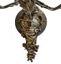 Vintage Romance Revival Ornate Four Arm Sconce