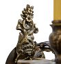 Vintage Romance Revival Ornate Four Arm Sconce