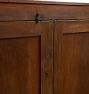 Vintage Traditional Large Walnut Storage Cabinet