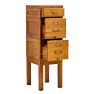 Vintage Traditional Oak Office Storage Cabinet