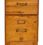 Vintage Traditional Oak Office Storage Cabinet