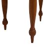 Vintage Traditional Side Table with Turned Legs