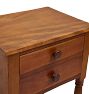 Vintage Traditional Side Table with Turned Legs