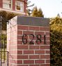 6" Traditional House Numbers