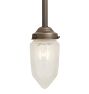 Vintage Traditional Pendant Etched Pear Shaped Shade