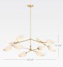 Argus Double Tier Chandelier, 44" Width