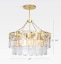 Nadia Double Tier Chandelier, 30" Width