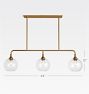 Poplar 39" Linear Pendant