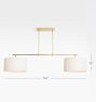 Adeline 54" Double Linear Pendant