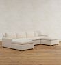 Roswell 6-Piece Double Ottoman Sectional Sofa