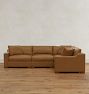 Sublimity Leather 4-Piece Modular Sectional Sofa