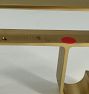 Open Box: Strap Shelf Bracket and Rod Set - Aged Brass