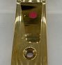 Open Box: Strap Shelf Bracket Set for 1" x 8" Shelf, Set of 2 - Unlacquered Brass