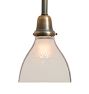 Vintage Traditional Pendant with Wheel Cut Shade