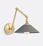 Theo Articulating Sconce, 22&rdquo; Length in Painted Shades